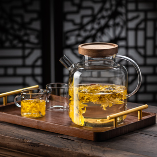 玻璃泡茶壶家用耐高温水果花茶养生单壶电陶炉老白茶煮茶茶具