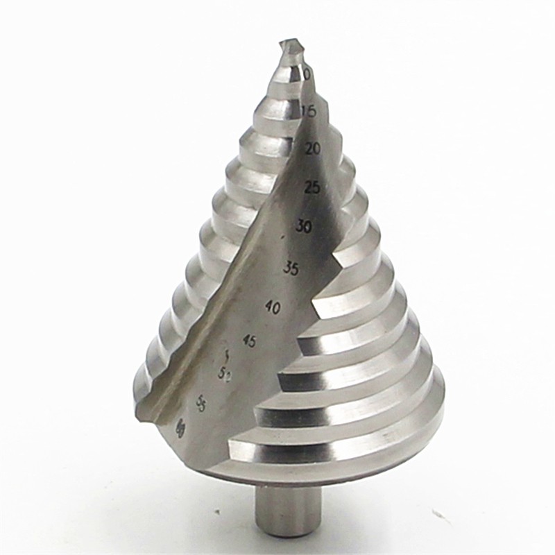 精工6-60mm大尺寸开孔器高速钢螺旋槽阶梯宝塔钻三角钻多功能钻头