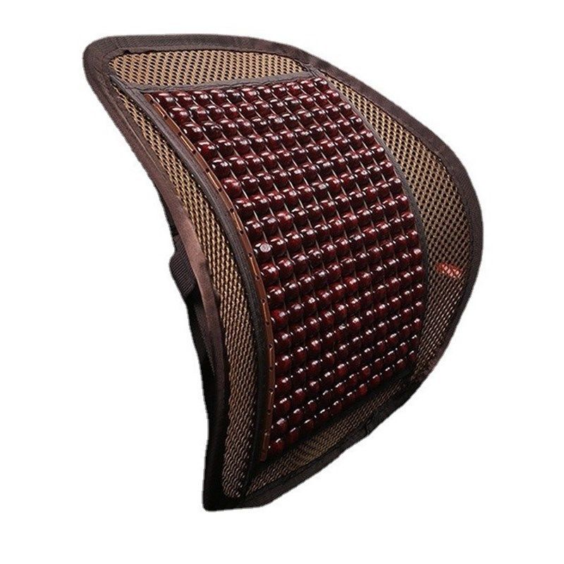 车用办公室按摩保健夏季木珠透气汽车腰靠垫腰枕冰丝网布靠枕,汽车用品/电子/清洗/改装,头枕,淘宝优惠券,粉丝福利购,淘宝优惠卷