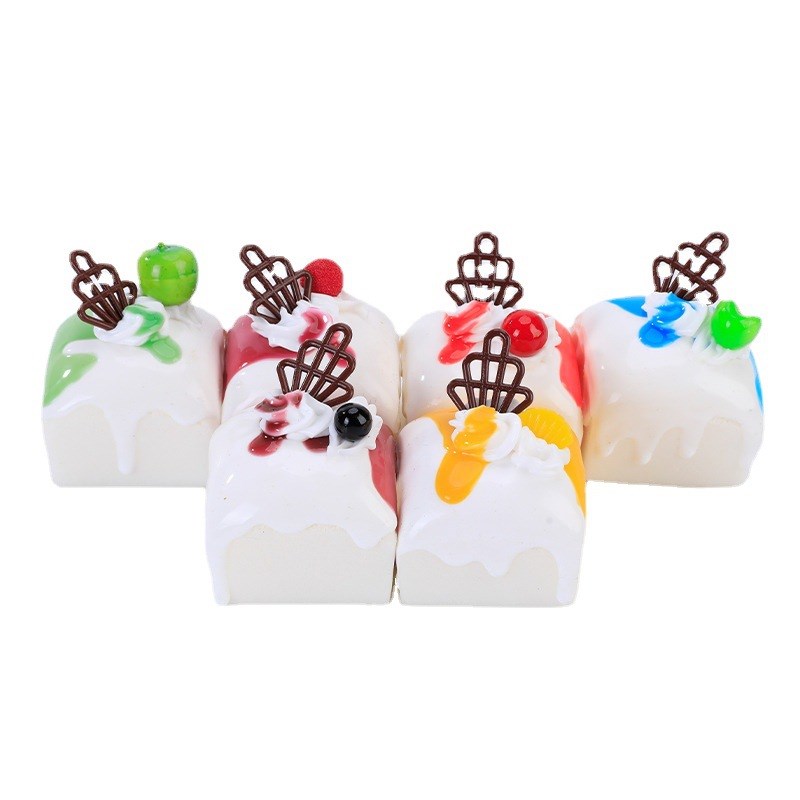 仿真糖浆小蛋糕面包摆件PU可回弹蛋糕房装饰品假糕点食物橱柜道具