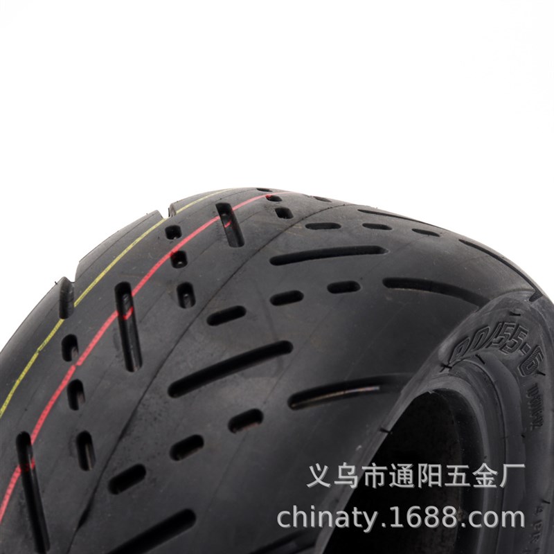 加宽电动滑板车轮胎90/55-6公路胎儿童成人电动卡丁车后两用轮胎