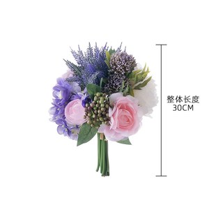 厂家陆莲新娘手捧仿真花家居装 2320 饰婚庆手捧花路引花墙假花DY1