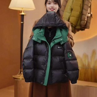 免洗男童羽绒棉服2025新款冬季加厚棉衣男孩帅气过年服中长款棉袄