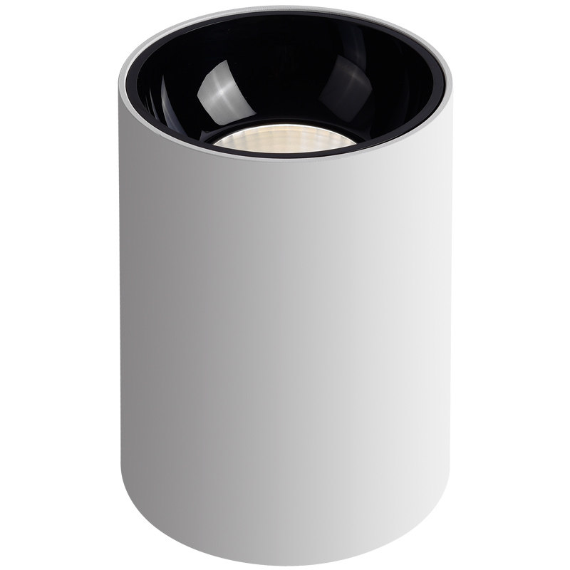 led明装筒灯深杯防眩cob吸顶式射灯免开孔商用过道客厅无主灯照明,家装灯饰光源,明装筒灯,淘宝优惠券,粉丝福利购,淘宝优惠卷