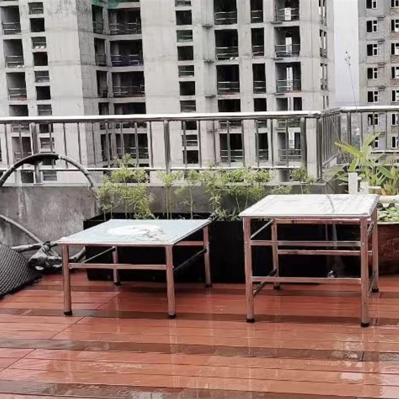 家用餐桌8080方桌架 结实耐用 不生锈 学习 吃饭 烤火取暖 桌子