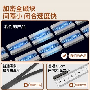 侧开防蚊门帘纱帘磁吸夏天家用金刚网纱窗网纱门卧室隔断帘免打孔