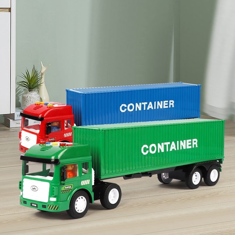 【139任选2件】慧殿堂货车挖掘机翻斗车推土机搅拌车打气声光玩具