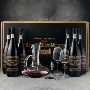 送礼！皇家富勒德 红酒14度整箱6支  干红葡萄酒 1