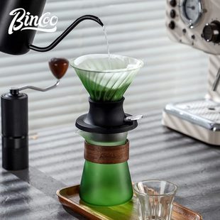 浸泡过滤器式 ooc聪明咖啡分享壶Bin滴杯手冲咖啡滤杯套装 家用具漏