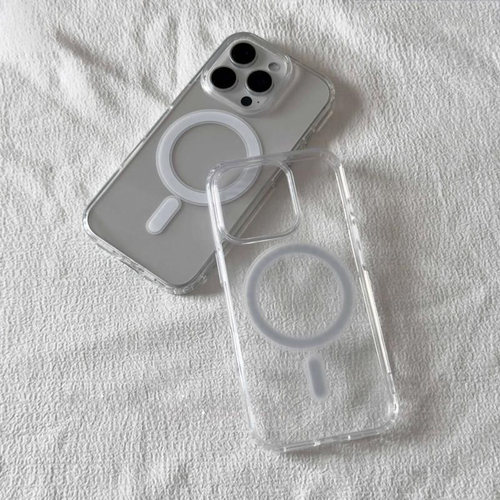 iPhone简约透明磁吸防摔手机壳