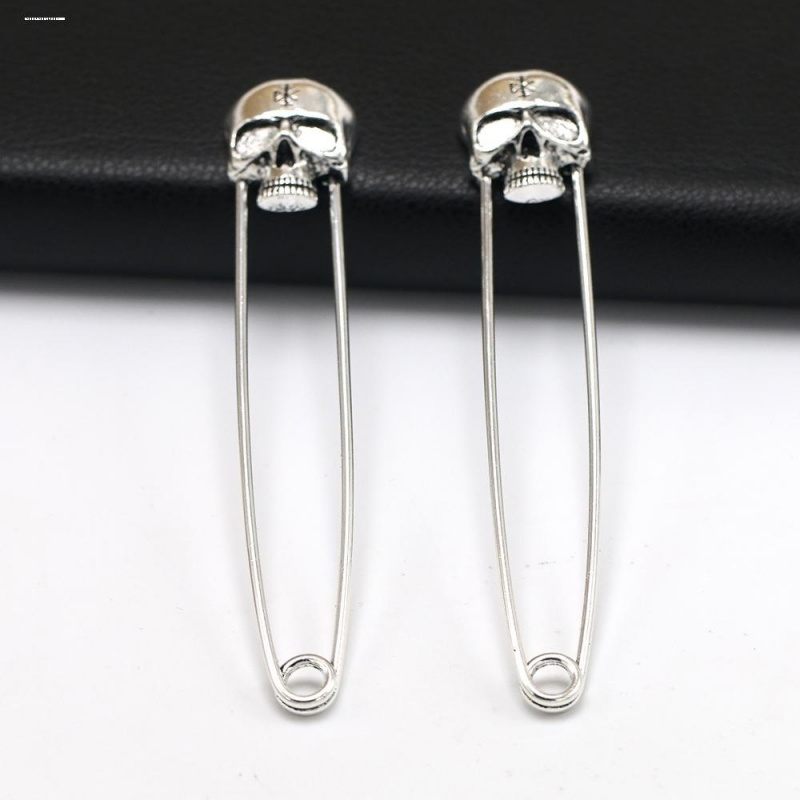 超酷骷髅头小别针围巾披肩扣遮阳