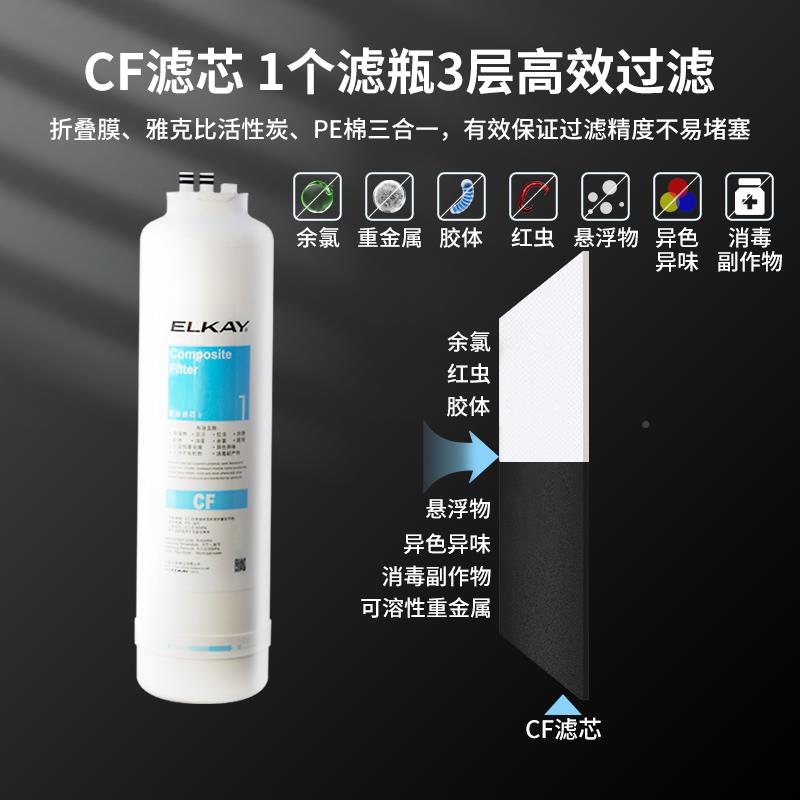 EEFR2-RO4LKAY艾肯EFR24水00D反渗透净器CF/B/ROC滤芯饮房直纯水