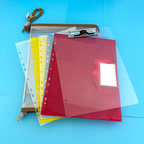 多功能文件包试卷夹分类收纳袋收纳包户外剪贴板防水文件夹写字板手提活页资料包