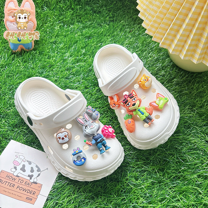 女童包头洞洞鞋小朋友儿童拖鞋女款2026夏季夏天新款外穿室内家居
