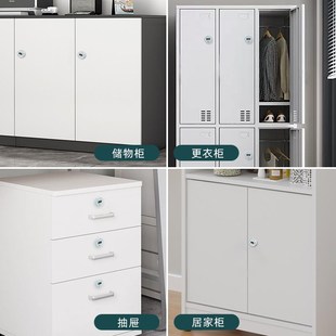 大贝全锌合金带钥匙小型机械信箱密码锁通用铁皮文件储物柜转舌锁