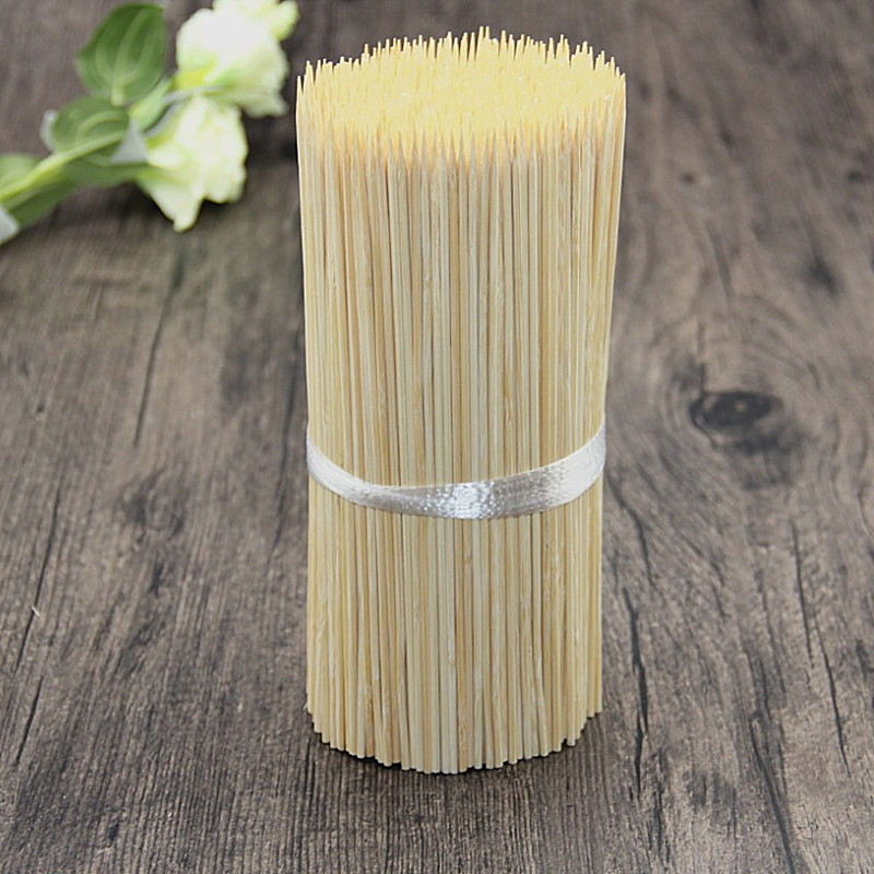 竹签商用整箱6000支20cm*2.5mm油炸串关东煮一次性短竹签子烤香肠
