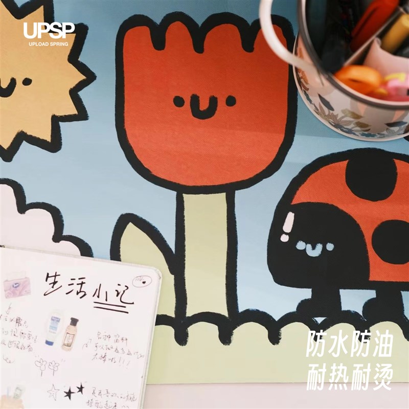 桌垫防油防水上传春天桌面垫餐垫餐桌垫鼠标垫隔热垫桌面保护垫