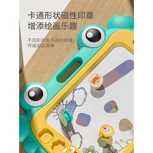 儿童画板磁性画画板玩具家用涂鸦板宝宝写字板磁力彩色绘画架画桌