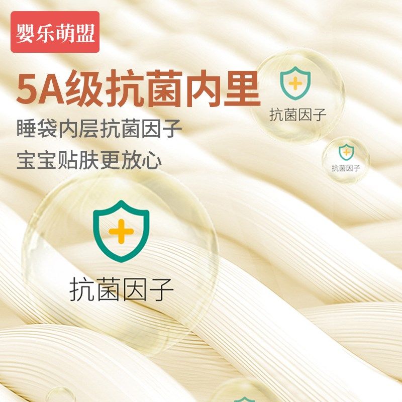 儿童睡袋婴儿秋冬款小月龄宝宝中大童小孩a类纯棉冬季恒温防踢被