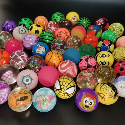 工厂45MM号弹力球扭蛋机投币机专用弹跳球礼品弹力球跳跳球玩具球