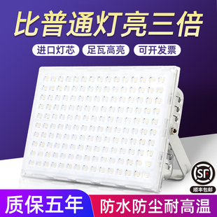 投光灯户外强光超亮照明灯厂房车间仓库工地防水室外 led蚂蚁款