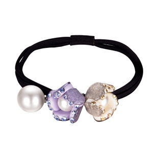 Cercoo/奢蔻双笙花系列发绳发圈扎马尾头绳 水钻头饰饰品头花发饰