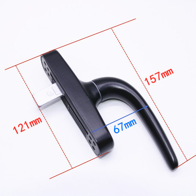 亚尔断桥铝把手门窗五金配件平开窗执手把手内开内倒平开窗把手