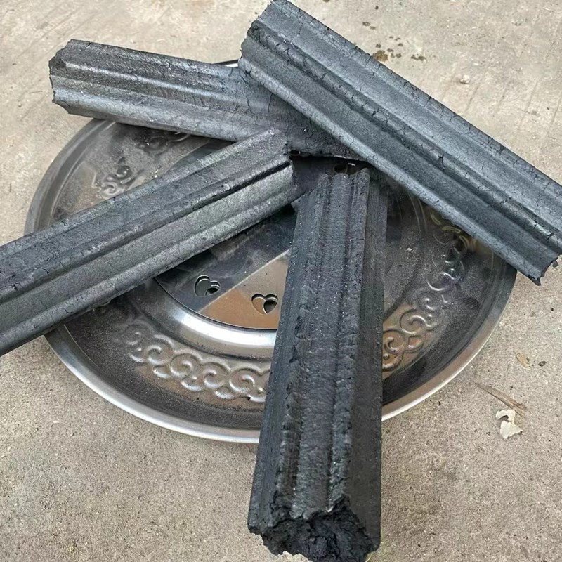 竹炭烧烤碳无烟家用果木炭炭烤炉速燃炭机制室内碳块炭块耐烧