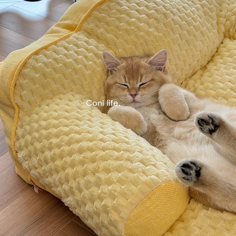 Coni life猫咪沙发猫窝毛绒冬季保暖猫床睡垫狗狗窝可拆洗宠物窝,宠物/宠物食品及用品,猫窝/屋/帐篷/沙发,淘宝优惠券,粉丝福利购,淘宝优惠卷