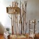橱窗复古实木树杈衣帽架 篱笆挂饰木架民宿 田园实木杂木装 饰栅栏