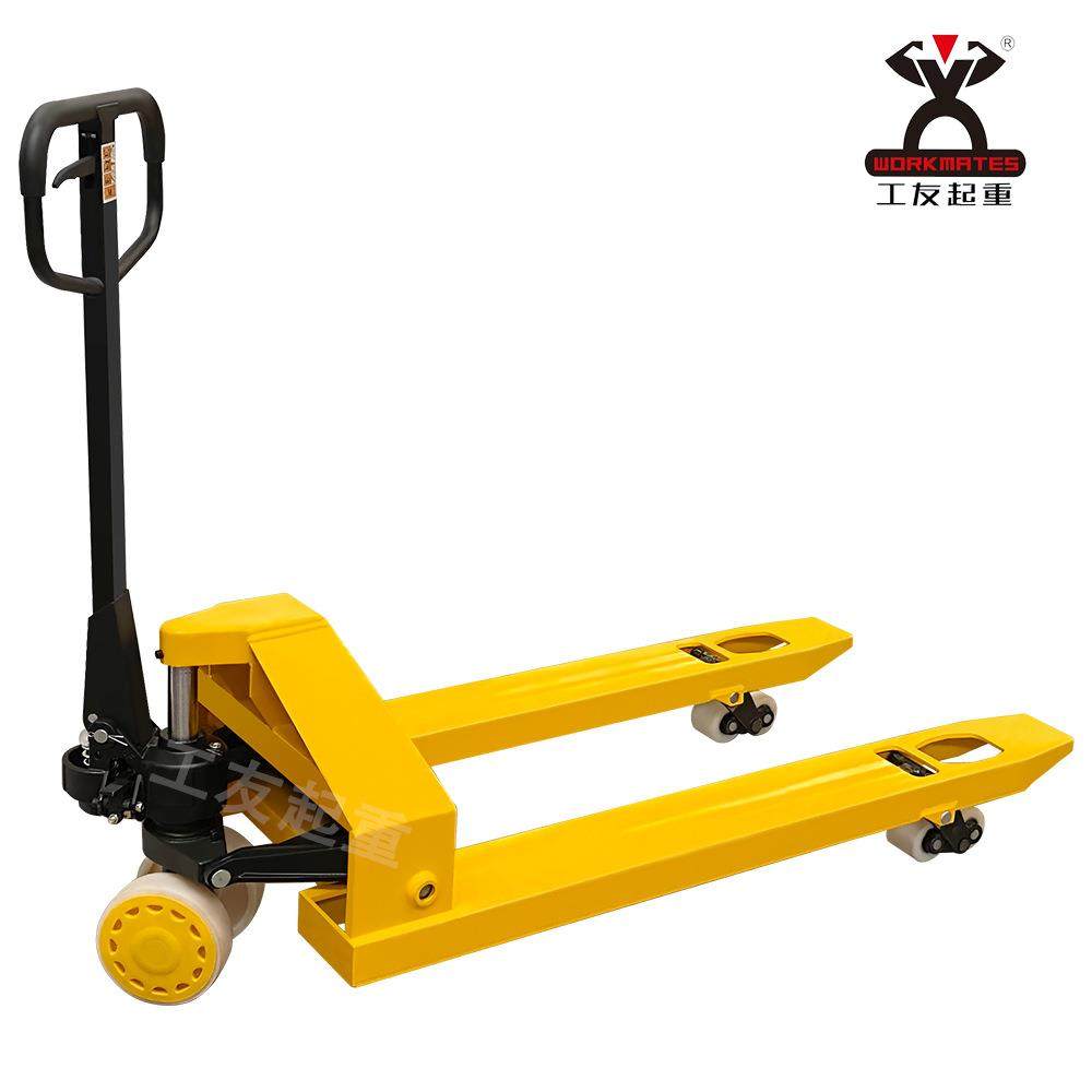 手动叉车5吨液压仓储托盘搬运车重型5000KG高品质槽钢地牛叉车