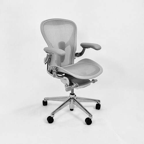赫曼米勒aeron2代人体工学椅 简约金属框架可升降旋转办公椅