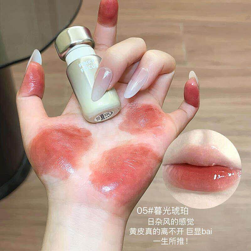 嘭嘭小胖墩镜面唇釉显白韩系氛围感夏日嘟嘟唇唇蜜伪素颜嘟嘟唇
