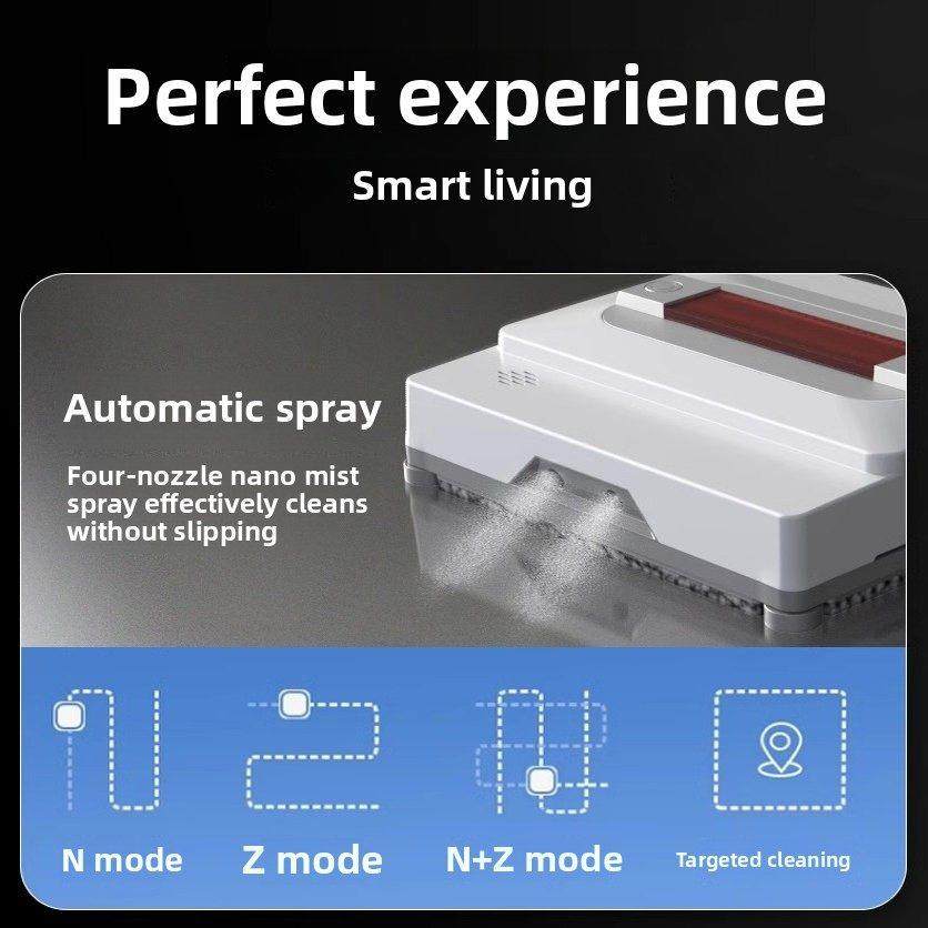 窗户清洁机器人2024新型全自动喷水清洁玻璃神器家用高层窗户专用