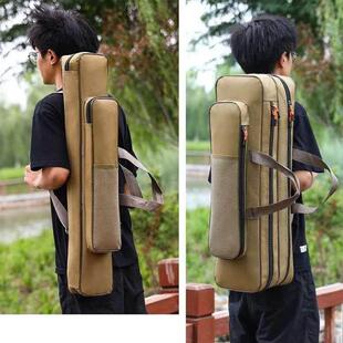 迷你40/50/60/70/80单层双层三层渔具包鱼竿包帆布包冰钓包台钓包