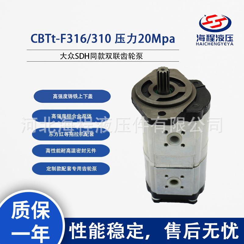 CBTt-F316/310压力20Mpa大众SDH同款双联齿轮泵