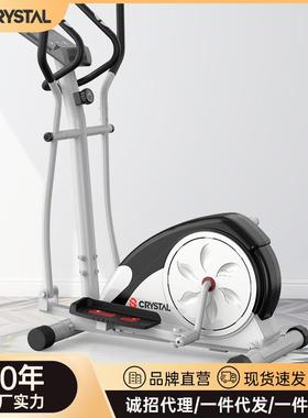 水晶CRYSTAL磁控静音椭圆机家用健身车室内动感单车登山机漫步机