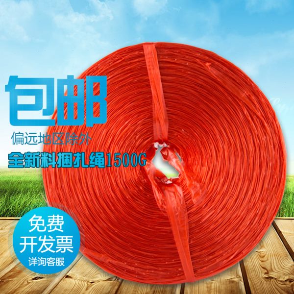 红白绿色捆扎绳1500G绑扎绳/塑料绳子/打包带绳子/捆绑绳子撕裂带