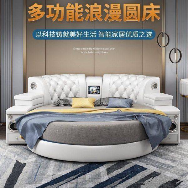 高端大气主卧双人床多功能情侣快乐床酒店豪华智能电动皮艺床婚床,住宅家具,电动/智能床,淘宝优惠券,粉丝福利购,淘宝优惠卷