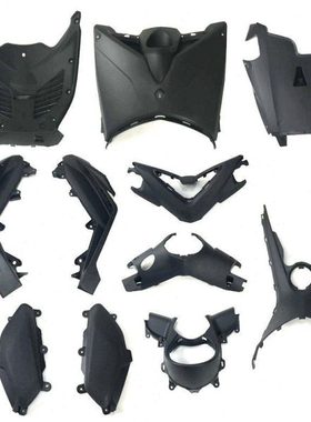 适用16-19款NMAX155副厂黑色塑胶件 仪表壳底拖罩导流罩 塑料外壳