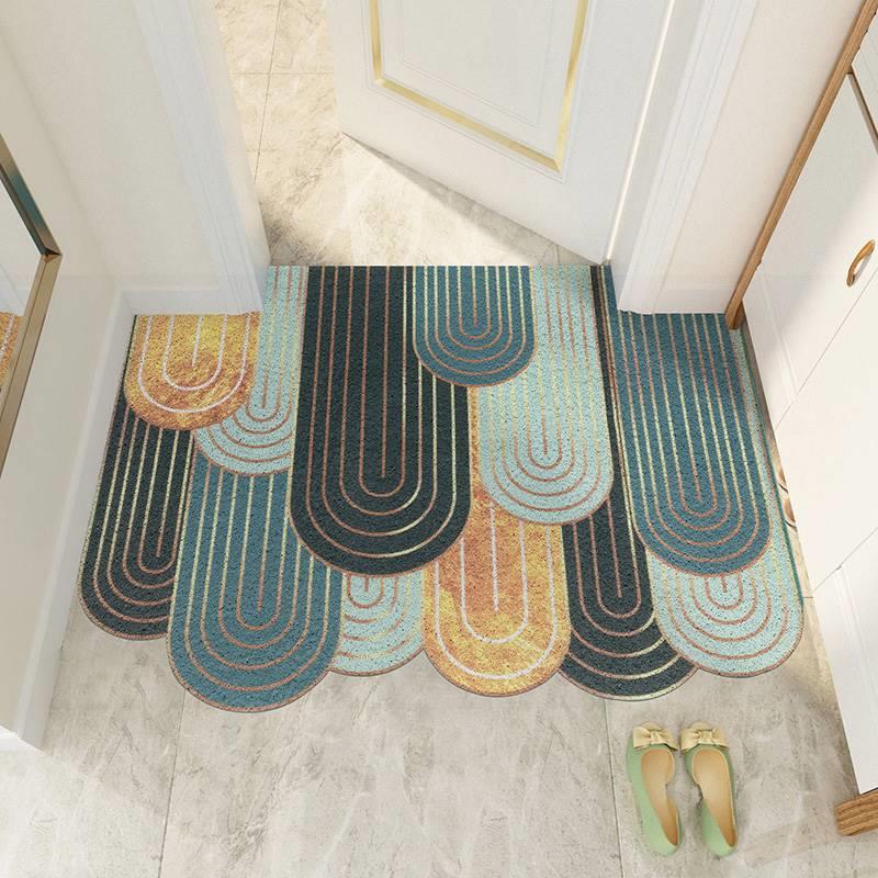 新款入户门可裁剪地垫大门口进门脚垫家用耐脏丝圈地毯耐磨玄关门