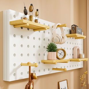 洞洞板电表箱装饰画配电盒弱电箱遮挡多媒体信号箱盖板壁挂置物架