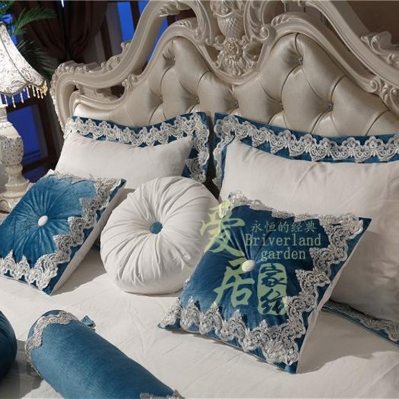 欧式样板房床上用品套件软装法式样板间床品多件套样板房套装