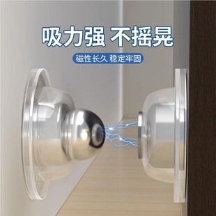 器阻硅胶门吸免打孔新款大门撞防神门器门后顶门抵门塞门缓40741