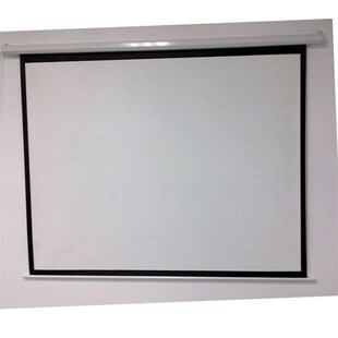 高清投影幕布100寸m120寸150寸家动电用投遥仪机幕布壁挂影控屏幕