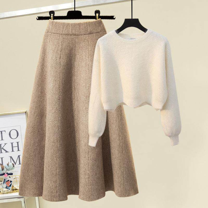 大码女春秋职业套装裙胖mm