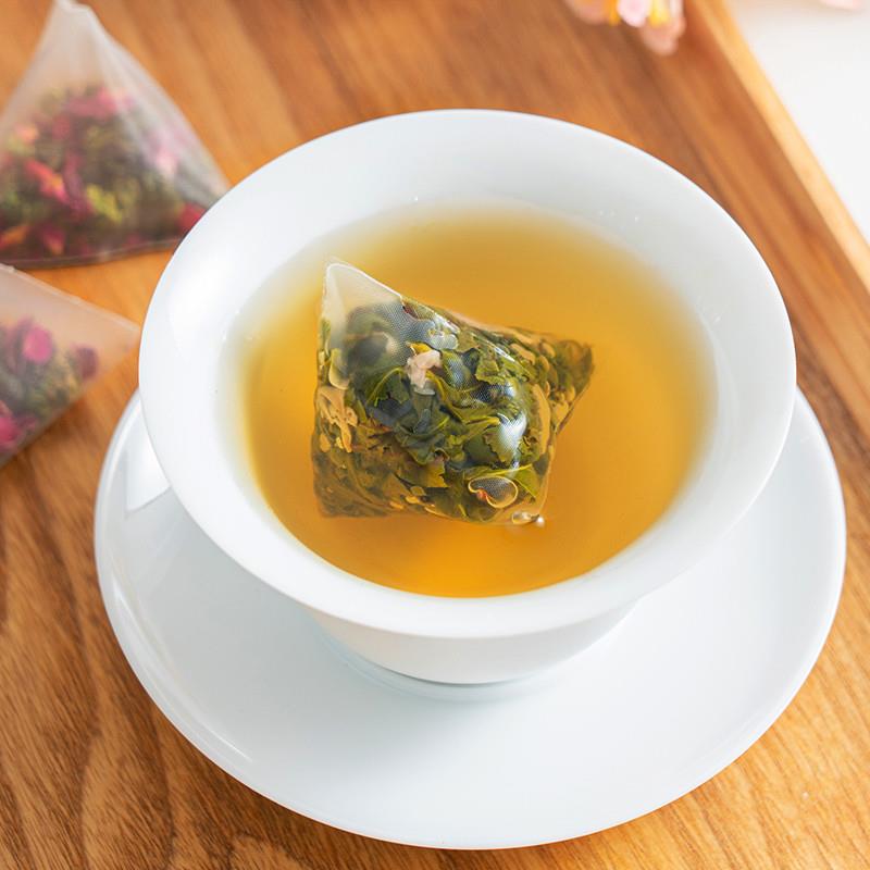 100包玫瑰乌龙茶包玫瑰花茶组合乌龙茶叶三角茶包袋泡茶冷泡茶