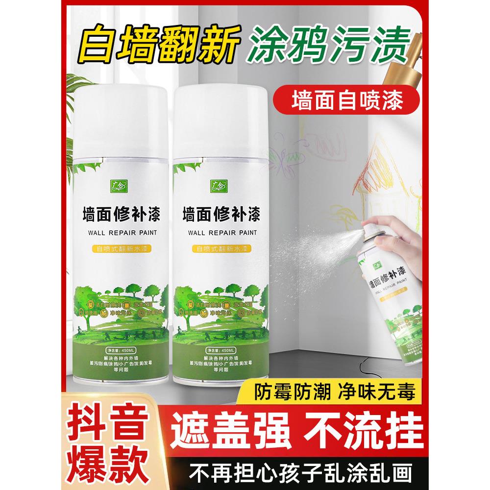 补墙膏内墙防潮防水防霉腻子粉墙面自喷漆白色乳胶漆墙面修覆家用