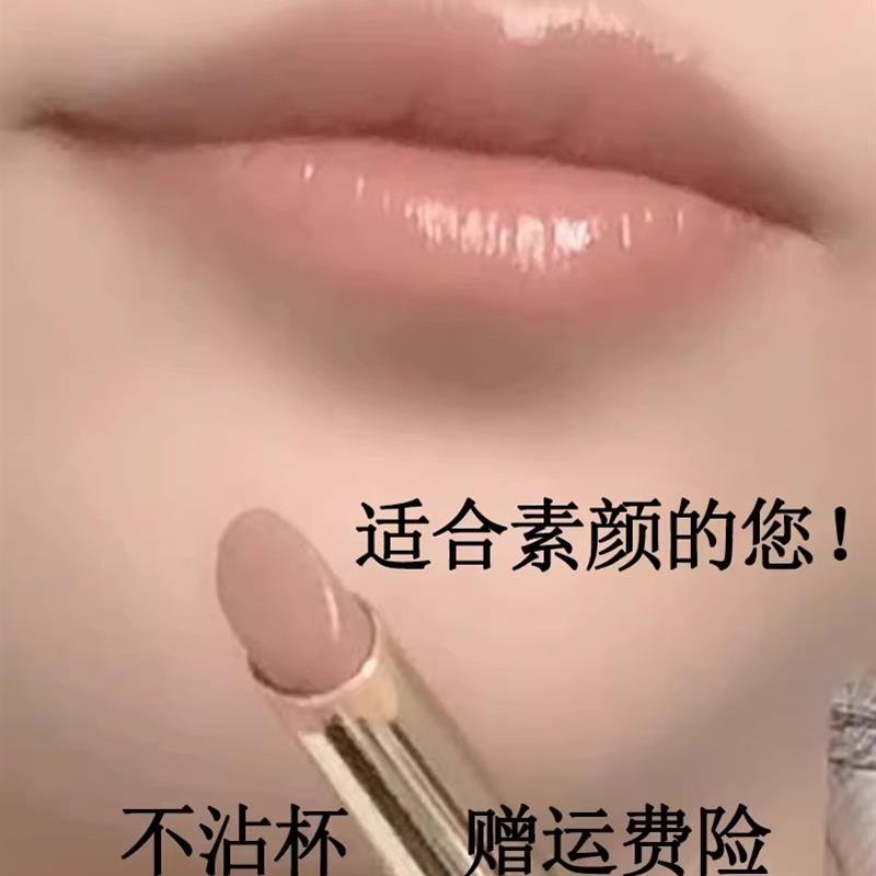 不掉色不沾杯口红雨衣女适合素颜显白官方正品