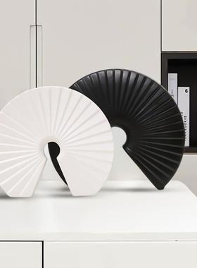 简约现代几何抽象艺术摆件北欧办公室客厅电视柜书柜家居软装饰品